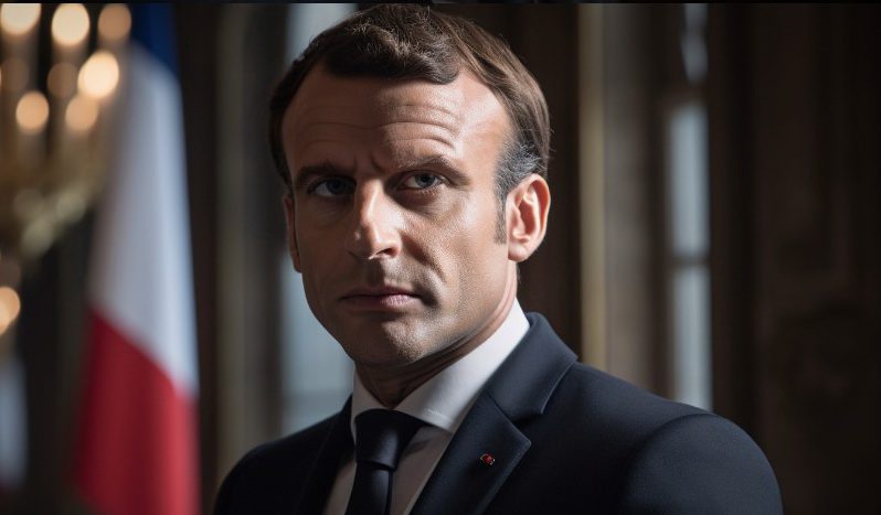 Emmanuel Macron réfléchit aux propos de Franck Leroy