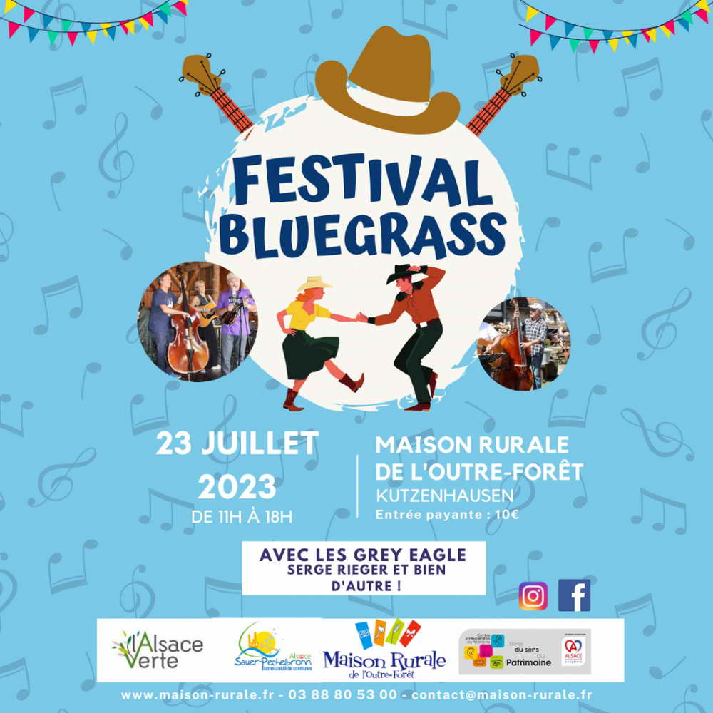 Festival Bluegrass affiche Serge Rieger