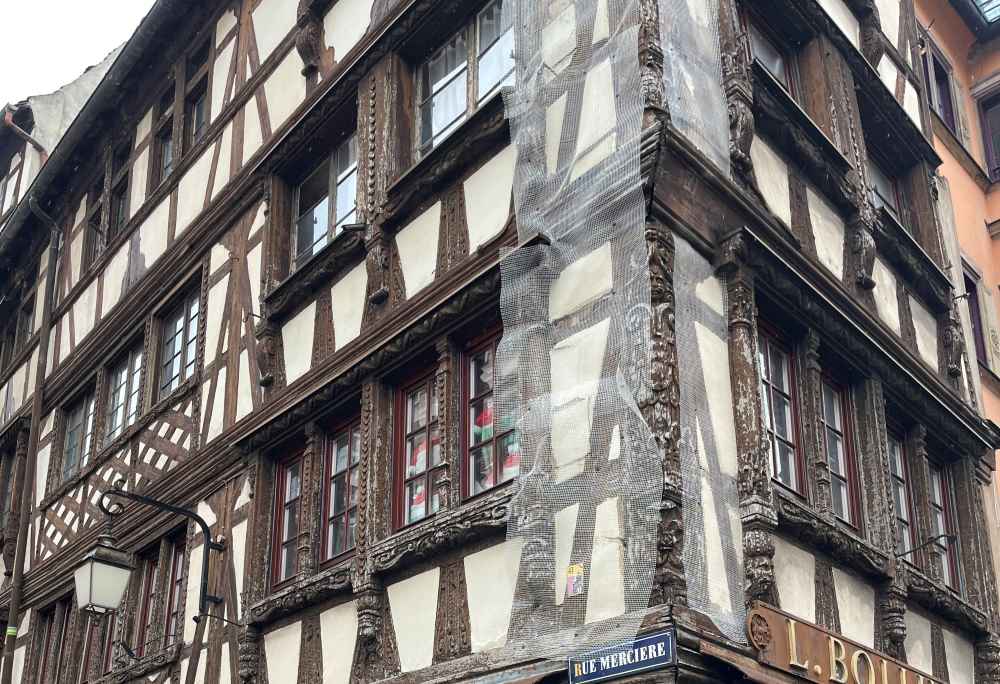 Strasbourg rue Mercière maison d'angle