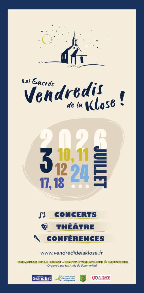 affiche vendredis de la Klose à Ohlungen