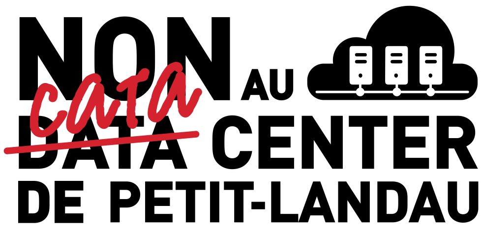 affiche "Non au Data Center de petit Landau"